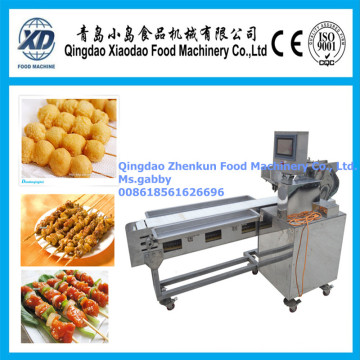 Automatic Sleeve Fish Kebab Wearing Machine